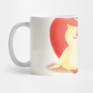 Lovebirds kiss Mug